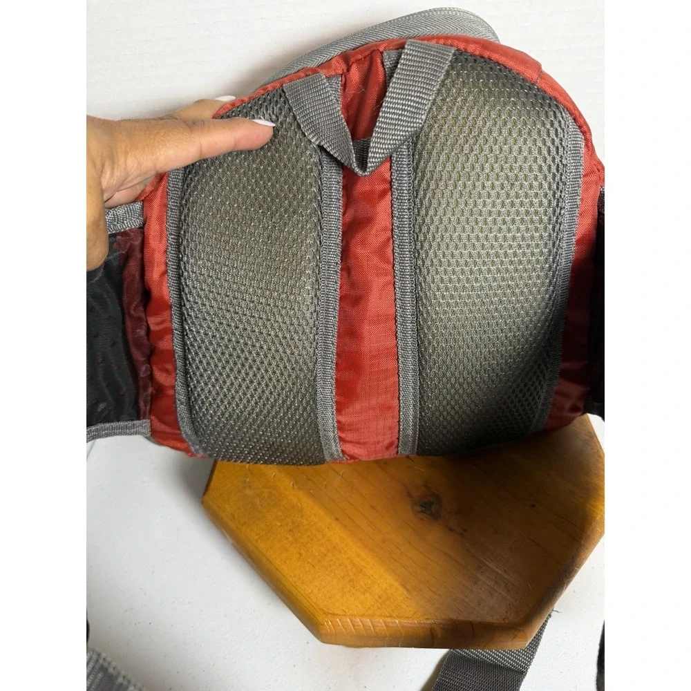 Outdoor Products Red & Gray‎ Compact Backpack Sling Daypack Adjustable Strap